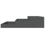 Jardinera de madera maciza de pino gris 107x107x27 cm de vidaXL, Maceteros y jardineras - Ref: Foro24-823915, Precio: 57,00 €