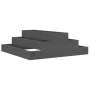 Solid gray pine wood planter 80x80x27 cm by vidaXL, Pots and planters - Ref: Foro24-823894, Price: 36,92 €, Discount: %