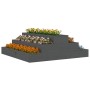 Solid gray pine wood planter 80x80x27 cm by vidaXL, Pots and planters - Ref: Foro24-823894, Price: 36,92 €, Discount: %