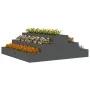 Solid gray pine wood planter 80x80x27 cm by vidaXL, Pots and planters - Ref: Foro24-823894, Price: 36,92 €, Discount: %