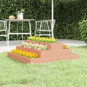 Jardinera de madera maciza de abeto douglas 80x80x27 cm de vidaXL, Maceteros y jardineras - Ref: Foro24-823897, Precio: 51,10...