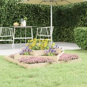 Solid pine wood planter 112x112x27 cm by vidaXL, Pots and planters - Ref: Foro24-823885, Price: 59,77 €, Discount: %