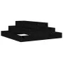 Solid black pine wood planter 80x80x27 cm by vidaXL, Pots and planters - Ref: Foro24-823896, Price: 44,75 €, Discount: %