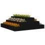 Solid black pine wood planter 80x80x27 cm by vidaXL, Pots and planters - Ref: Foro24-823896, Price: 44,75 €, Discount: %