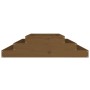 Solid honey brown pine wood planter 110x110x27 cm by vidaXL, Pots and planters - Ref: Foro24-823902, Price: 83,97 €, Discount: %