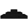 Solid black pine wood planter 80x80x27 cm by vidaXL, Pots and planters - Ref: Foro24-823896, Price: 44,75 €, Discount: %