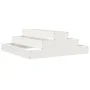 Solid white pine wood planter 80x80x27 cm by vidaXL, Pots and planters - Ref: Foro24-823893, Price: 42,53 €, Discount: %