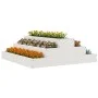 Solid white pine wood planter 80x80x27 cm by vidaXL, Pots and planters - Ref: Foro24-823893, Price: 42,53 €, Discount: %