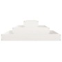 Jardinera de madera maciza de pino blanco 80x80x27 cm de vidaXL, Maceteros y jardineras - Ref: Foro24-823893, Precio: 42,93 €...