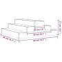 Solid white pine wood planter 80x80x27 cm by vidaXL, Pots and planters - Ref: Foro24-823893, Price: 42,53 €, Discount: %