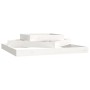 Jardinera madera maciza de pino blanco 112x112x27 cm de vidaXL, Maceteros y jardineras - Ref: Foro24-823886, Precio: 67,06 €,...