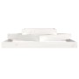 Jardinera madera maciza de pino blanco 112x112x27 cm de vidaXL, Maceteros y jardineras - Ref: Foro24-823886, Precio: 67,06 €,...