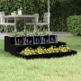 Solid black pine wood planter 78x78x27 cm by vidaXL, Pots and planters - Ref: Foro24-823910, Price: 58,30 €, Discount: %