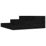 Solid black pine wood planter 78x78x27 cm by vidaXL, Pots and planters - Ref: Foro24-823910, Price: 58,30 €, Discount: %