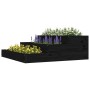Solid black pine wood planter 78x78x27 cm by vidaXL, Pots and planters - Ref: Foro24-823910, Price: 58,30 €, Discount: %
