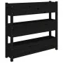 Jardinera de madera maciza de pino negro 112x25x104,5 cm de vidaXL, Maceteros y jardineras - Ref: Foro24-823924, Precio: 121,...