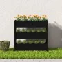 Jardinera de madera maciza de pino negro 112x25x104,5 cm de vidaXL, Maceteros y jardineras - Ref: Foro24-823924, Precio: 121,...