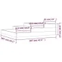 Jardinera madera maciza de pino negro 107x107x27 cm de vidaXL, Maceteros y jardineras - Ref: Foro24-823917, Precio: 56,58 €, ...