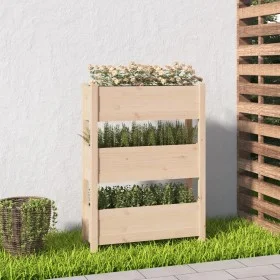Solid pine wood planter 77x25x104.5 cm by vidaXL, Pots and planters - Ref: Foro24-823934, Price: 77,92 €, Discount: %