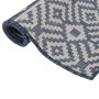 Blau gestreifter Flachgewebe-Außenteppich 160x230 cm von vidaXL, Teppiche - Ref: Foro24-340839, Preis: 57,40 €, Rabatt: %