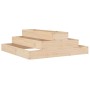 Solid pine wood planter 80x80x27 cm by vidaXL, Pots and planters - Ref: Foro24-823892, Price: 34,05 €, Discount: %