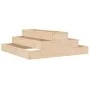Solid pine wood planter 80x80x27 cm by vidaXL, Pots and planters - Ref: Foro24-823892, Price: 33,78 €, Discount: %