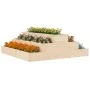 Solid pine wood planter 80x80x27 cm by vidaXL, Pots and planters - Ref: Foro24-823892, Price: 33,78 €, Discount: %