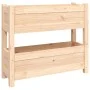 Solid pine wood planter 77x25x66 cm by vidaXL, Pots and planters - Ref: Foro24-823941, Price: 56,75 €, Discount: %