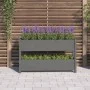 Jardinera de madera maciza de pino gris 112x25x66 cm de vidaXL, Maceteros y jardineras - Ref: Foro24-823929, Precio: 83,93 €,...