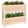 Solid pine wood planter 77x25x66 cm by vidaXL, Pots and planters - Ref: Foro24-823941, Price: 56,75 €, Discount: %
