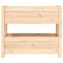 Solid pine wood planter 77x25x66 cm by vidaXL, Pots and planters - Ref: Foro24-823941, Price: 56,75 €, Discount: %