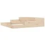 Jardinera de madera maciza de pino 107x107x27 cm de vidaXL, Maceteros y jardineras - Ref: Foro24-823913, Precio: 59,40 €, Des...