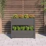 Jardinera de madera maciza de pino gris 77x25x66 cm de vidaXL, Maceteros y jardineras - Ref: Foro24-823943, Precio: 65,55 €, ...