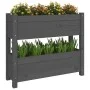 Jardinera de madera maciza de pino gris 77x25x66 cm de vidaXL, Maceteros y jardineras - Ref: Foro24-823943, Precio: 65,55 €, ...