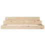 Jardinera de madera maciza de pino 107x107x27 cm de vidaXL, Maceteros y jardineras - Ref: Foro24-823913, Precio: 59,40 €, Des...