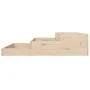 Jardinera de madera maciza de pino 107x107x27 cm de vidaXL, Maceteros y jardineras - Ref: Foro24-823913, Precio: 59,40 €, Des...