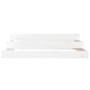 Jardinera madera maciza de pino blanco 107x107x27 cm de vidaXL, Maceteros y jardineras - Ref: Foro24-823914, Precio: 56,93 €,...