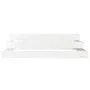 Solid white pine wood planter 107x107x27 cm by vidaXL, Pots and planters - Ref: Foro24-823914, Price: 56,43 €, Discount: %