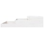 Jardinera madera maciza de pino blanco 107x107x27 cm de vidaXL, Maceteros y jardineras - Ref: Foro24-823914, Precio: 56,93 €,...