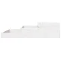 Solid white pine wood planter 107x107x27 cm by vidaXL, Pots and planters - Ref: Foro24-823914, Price: 56,43 €, Discount: %