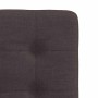 Sillas de comedor 6 unidades tela marrón oscuro