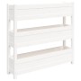 Jardinera de madera maciza de pino blanco 112x25x104,5 cm de vidaXL, Maceteros y jardineras - Ref: Foro24-823921, Precio: 122...