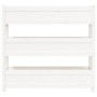 Jardinera de madera maciza de pino blanco 112x25x104,5 cm de vidaXL, Maceteros y jardineras - Ref: Foro24-823921, Precio: 122...