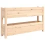 Solid pine wood planter 112x25x66 cm by vidaXL, Pots and planters - Ref: Foro24-823927, Price: 68,35 €, Discount: %
