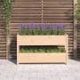 Solid pine wood planter 112x25x66 cm by vidaXL, Pots and planters - Ref: Foro24-823927, Price: 68,35 €, Discount: %