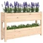 Solid pine wood planter 112x25x66 cm by vidaXL, Pots and planters - Ref: Foro24-823927, Price: 68,35 €, Discount: %
