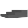Solid gray pine wood planter 78x78x27 cm by vidaXL, Pots and planters - Ref: Foro24-823908, Price: 42,59 €, Discount: %