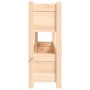 Solid pine wood planter 112x25x66 cm by vidaXL, Pots and planters - Ref: Foro24-823927, Price: 68,35 €, Discount: %