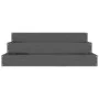 Solid gray pine wood planter 78x78x27 cm by vidaXL, Pots and planters - Ref: Foro24-823908, Price: 42,59 €, Discount: %