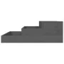 Solid gray pine wood planter 78x78x27 cm by vidaXL, Pots and planters - Ref: Foro24-823908, Price: 42,59 €, Discount: %